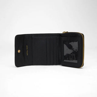 Myra Sophia Luxe Card Holder - Cowhide Black and White