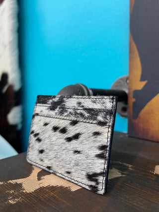 Myra LE Texas Credit Card Holder - Black and White