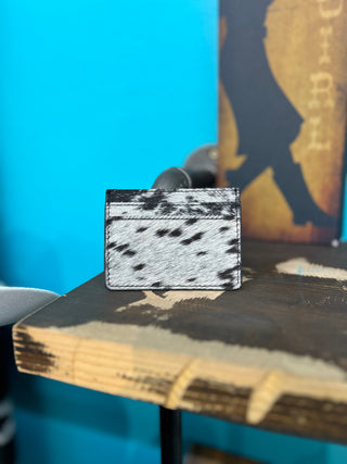 Myra LE Texas Credit Card Holder - Black and White