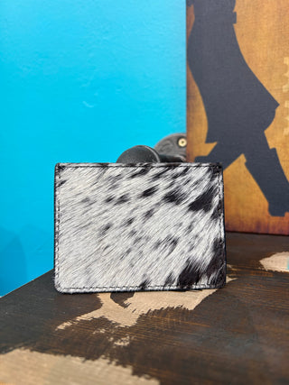 Myra LE Texas Credit Card Holder - Black and White