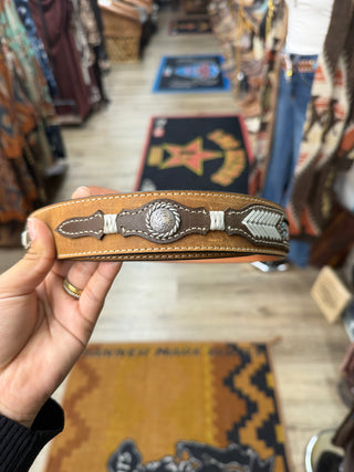Nocona Men’s Western Concho Belt - (Brown) N210003502