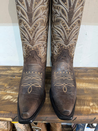 Circle G By Corral Ladies Brown Embroidery Traid - L6322