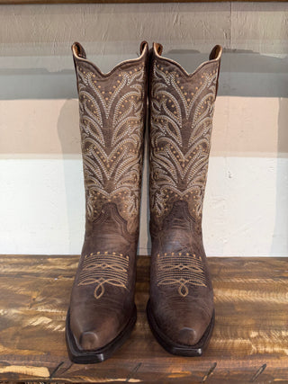 Circle G By Corral Ladies Brown Embroidery Traid - L6322