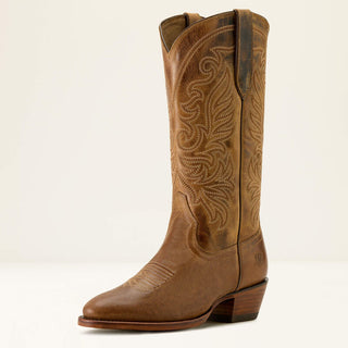 Ariat Louella R Toe Western Boot(Pearl Brown)-10063905