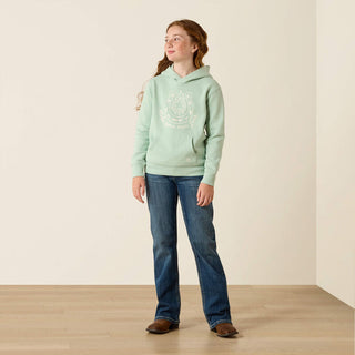 Ariat Girls Make Your Own Luck Hoodie(Silt Green)-10071170