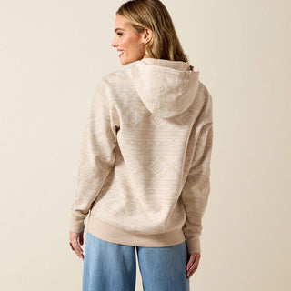 Women Ariat Logo 2.0 Hoodie(KHAKI HEATHER SOUTHWEST PRINT)-10071409