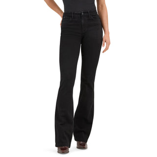Wrangler Ladies Bespoke Leighton High Rise Bootcut Jean(Black)- 112371949