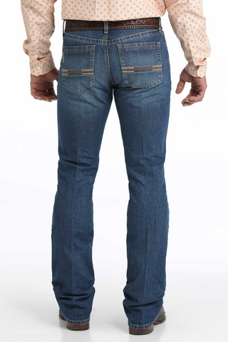 CINCH IAN SLIM BOOTCUT MEDIUM STONE INDIGO MENS JEANS MB30736001