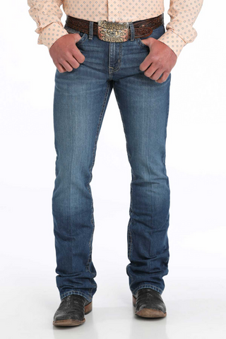 CINCH IAN SLIM BOOTCUT MEDIUM STONE INDIGO MENS JEANS MB30736001