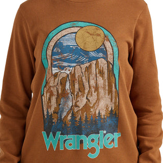 Wrangler Thermal Mountain Scenem Long Sleeve Shirt(Rust)-112354394