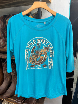 Panhandle Women's Raglan Sleeve Graphic Tee -LW21T02907