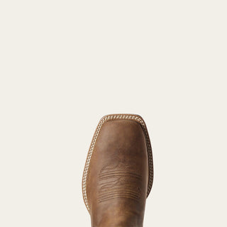 Booker Chelsea Wide Square Toe Western Boot(DistressedTan)-10031452