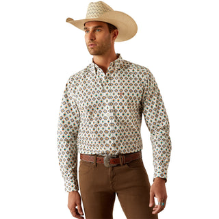 Ariat Judas Blue Fitted Button Down Shirt 10054744