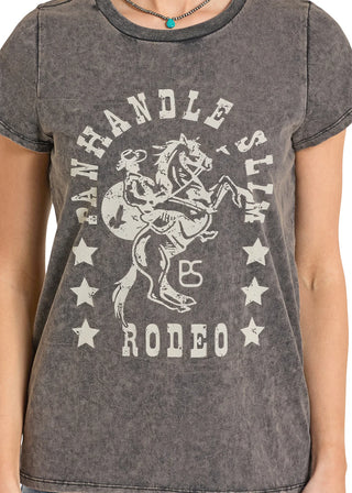 Women’s Panhandle Slim Rodeo Graphic Tee (Black) LW21T08531