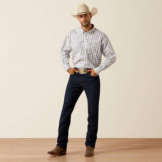 Men Pro Series Phoenix Classic Fit Shirt (White Plaid) 10071614