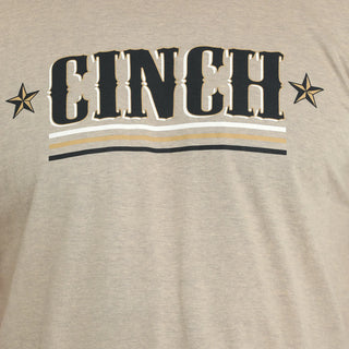 Cinch Men's Logo Graphic T-Shirt(Cream)MTT1690653