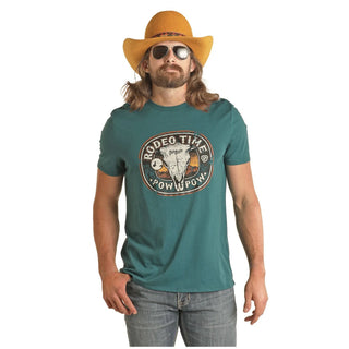 Rock & Roll Unisex Dale Graphic Tee(BU21T03090) - Teal