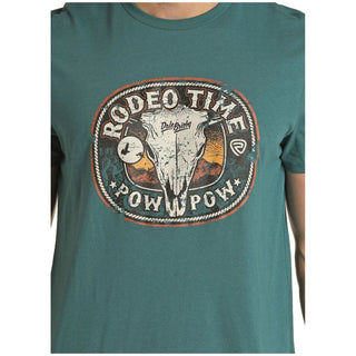Rock & Roll Unisex Dale Graphic Tee(BU21T03090) - Teal
