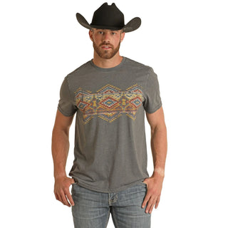 Rock & Roll Unisex Graphic Tee(grey)BU21T03086