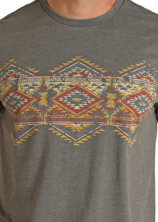 Rock & Roll Unisex Graphic Tee(grey)BU21T03086