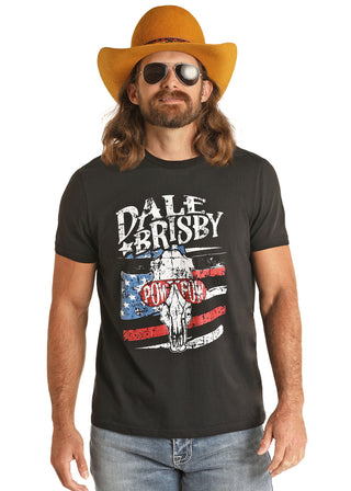 Dale Brisby X Rock&Roll Pow Pow Graphic Tee(Black)-RRUT21R1BV