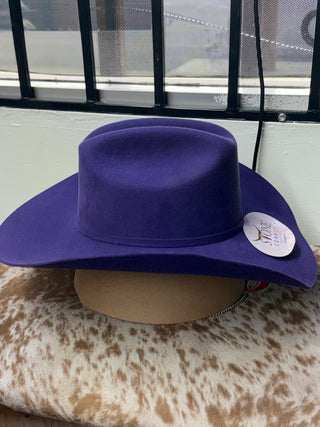 Stone 100x Roper Felt Hat (Purple)