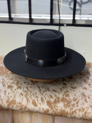 Stone Cautiva Felt Hat (Black) 8124/34