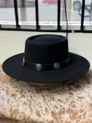 Stone Cautiva Felt Hat (Black) 8124/34