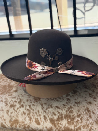 Stone Open Crown Felt Hat (Cafe) 81334/34