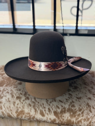 Stone Open Crown Felt Hat (Cafe) 81334/34