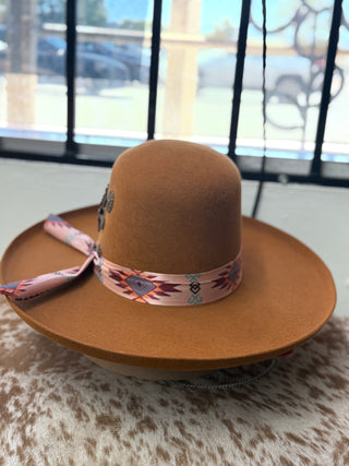 Stone Open Crown Felt Hat (BRONCE) 8138/34