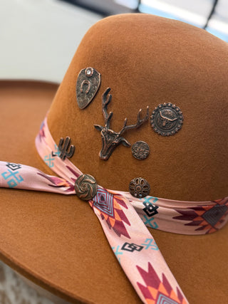 Stone Open Crown Felt Hat (BRONCE) 8138/34