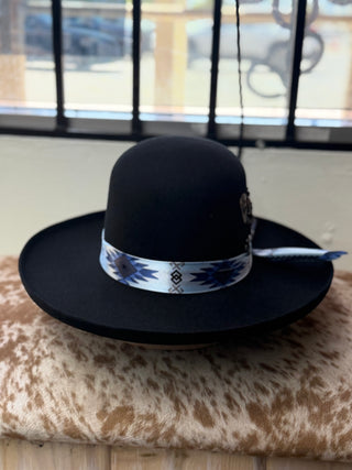 Stone Open Crown Felt Hat (BLACK) 8136/34