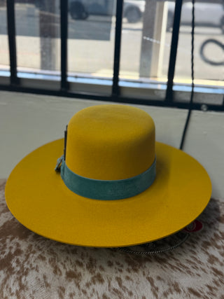 Charlie 1 Horse Nomad Open Crown Felt Hat (Yellow) CWNOMD-0240