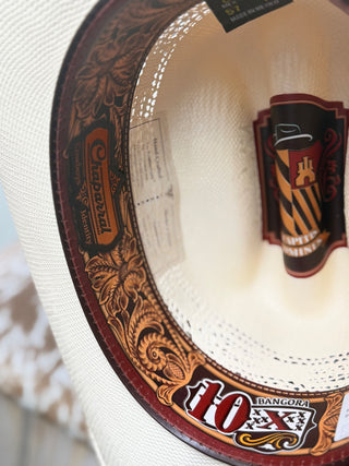 10X Bangora Chaparral Straw Hat