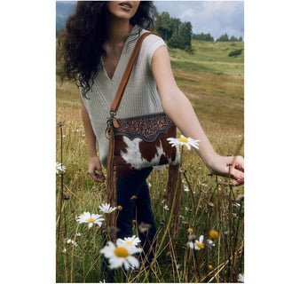 MYRA DUSTY HANDTOOLED BAG S-6227