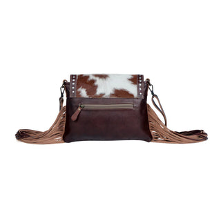 Myra Carved Blossoms Leather & Hairon Bag(S-3339)