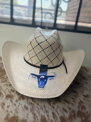 100x Oscar Diamante Straw Hat 1201/32