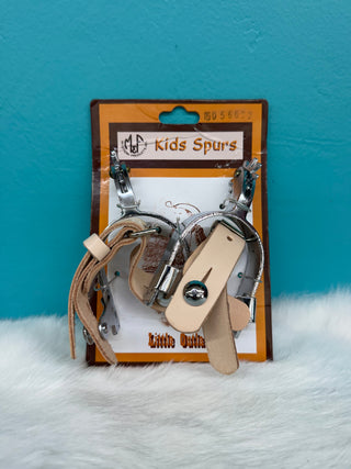 M&F Western Kids Leather Spurs (Tan) 5056602