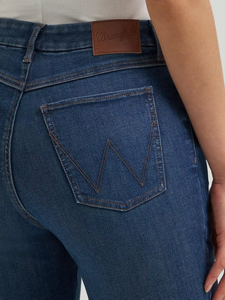 WOMEN'S WRANGLER BESPOKE HIGH RISE TROUSER JEAN(BLUE)-112387892