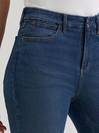 WOMEN'S WRANGLER BESPOKE HIGH RISE TROUSER JEAN(BLUE)-112387892