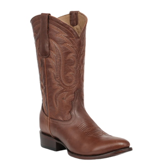 Circle G Men’s Triad Embroidered Round Toe Boot (Shedron) L6456