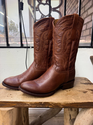 Circle G Men’s Triad Embroidered Round Toe Boot (Shedron) L6456