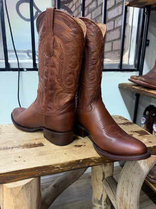 Circle G Men’s Triad Embroidered Round Toe Boot (Shedron) L6456