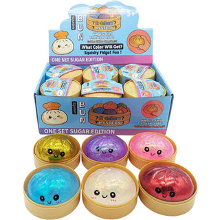 GLOW IN THE DARK DUMPLING GEL SQUISHY SQUEEZE T, S 121034 G: -