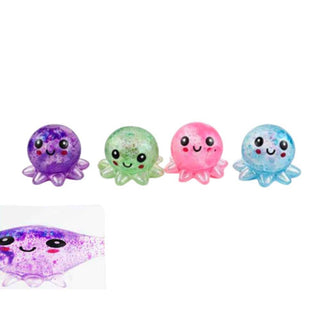 SUGAR KNEAD DOUGH OCTOPUS SQUISHY TOY  12 UNITS , Z 40109: -